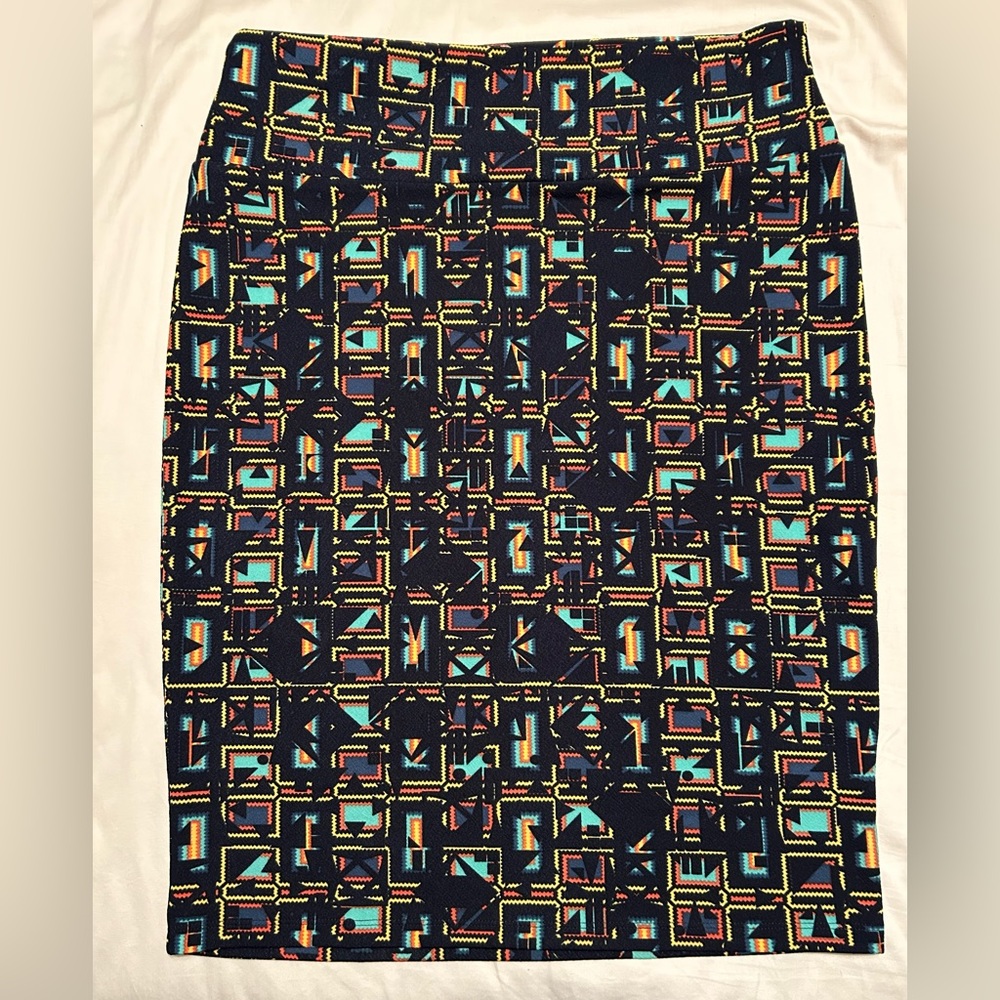 LuLaRoe Cassie pencil skirt navy size XL NWOT